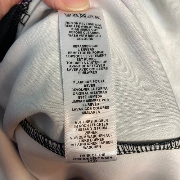 ASOS Maternity Deep Plunge Dark Romantic Floral Bodycon Strappy Midi Dress Sz 14 - Picture 9 of 11